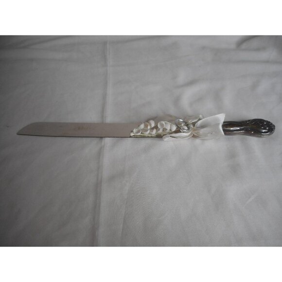 Stainless Silverplate Sheffield England Cake Knife - Picture 1 of 7